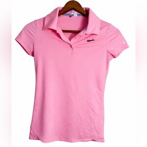 Under Armour Pink Golf Polo Shirt